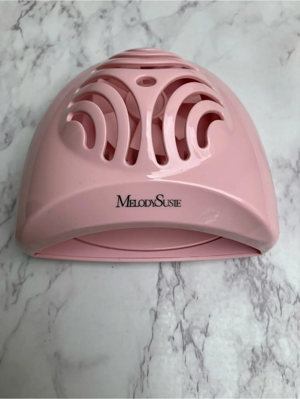 Mini nail dryer fan pink kids portable manicure